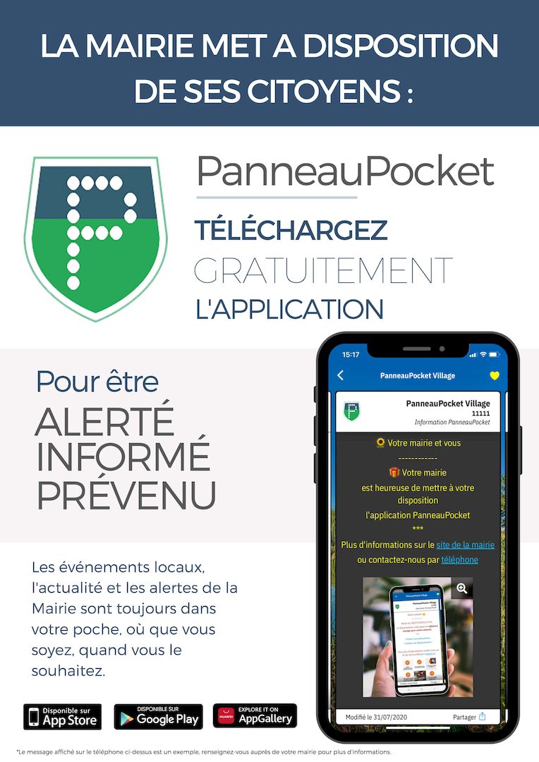 affiche PANNEAUPOCKET