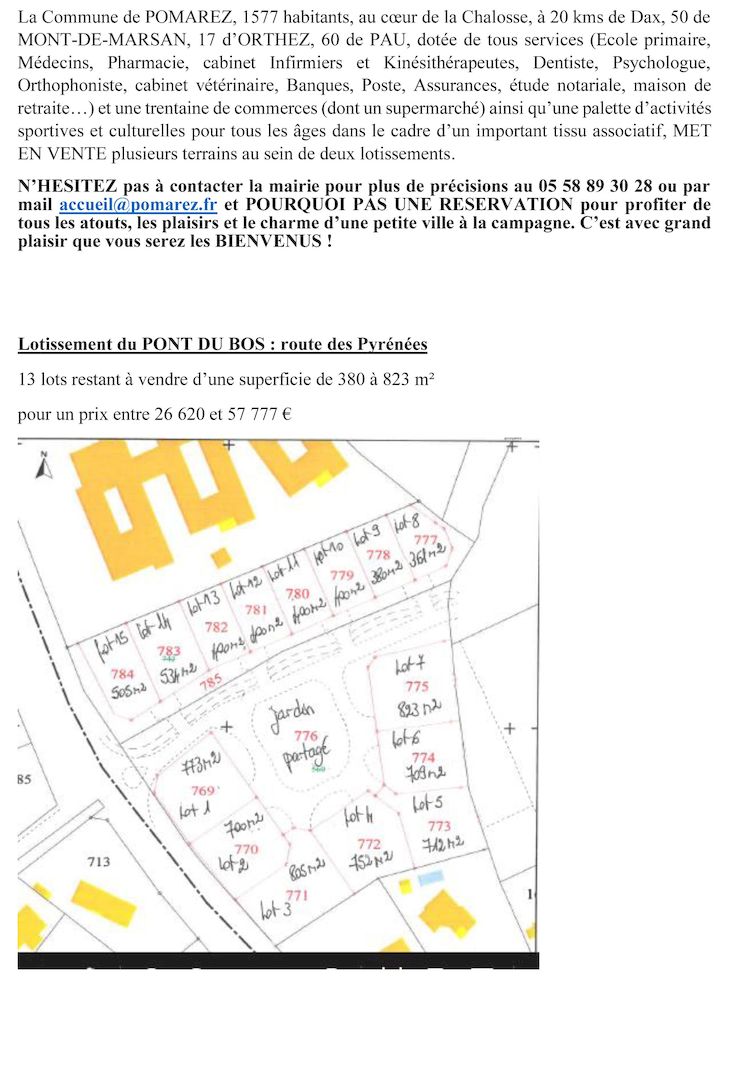 lotissement pomarez 1